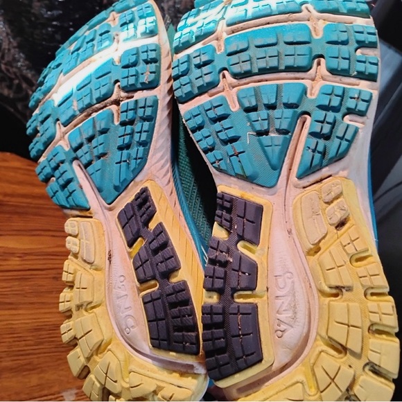 Brooks ghost 10 Women's Teal Running Shoes - Picture 7 of 8